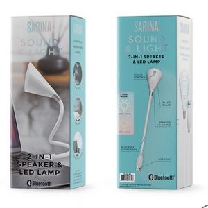 😃Sarina USB Powered Flexible Lamp with Built in Speaker & Led Lamp